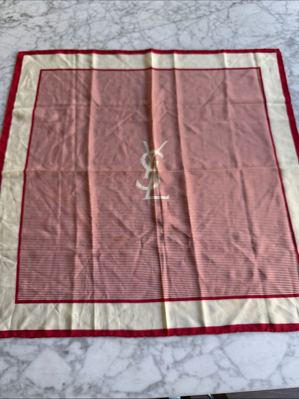 Yves Saint Laurent Silk Scarf